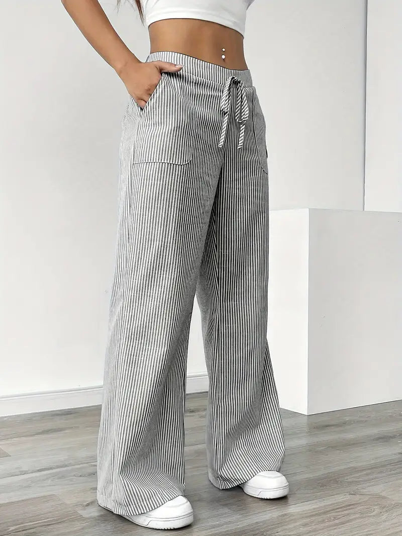 Alina | Pantalones Casual con Cuerda de Estilo