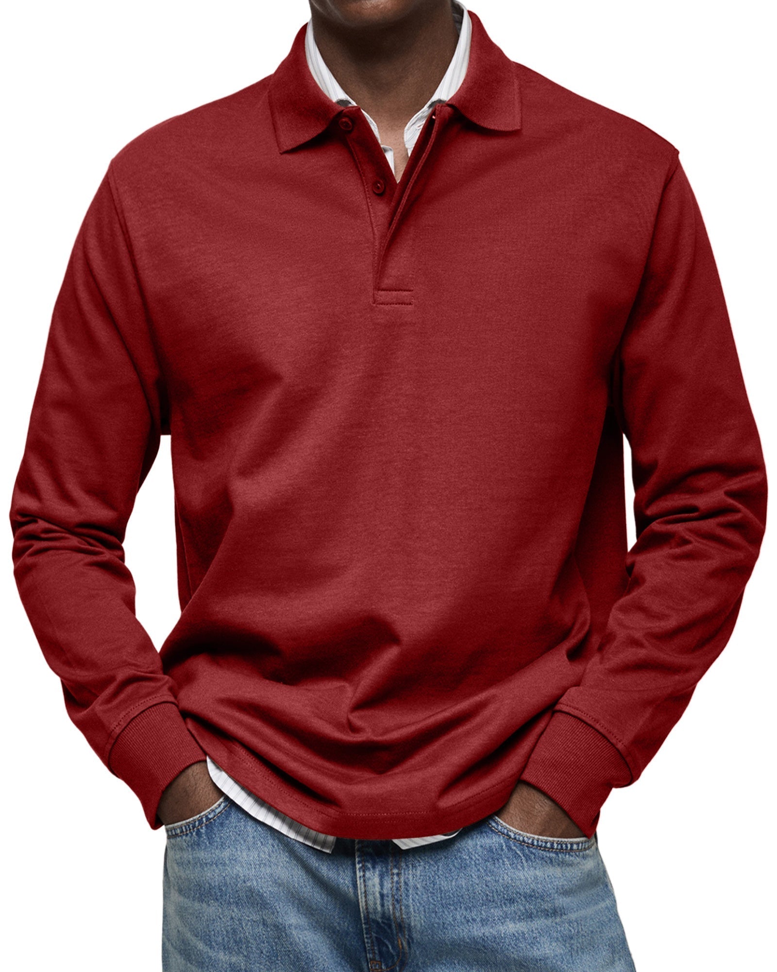 Alexandre™ | Polo de Manga Larga Casual