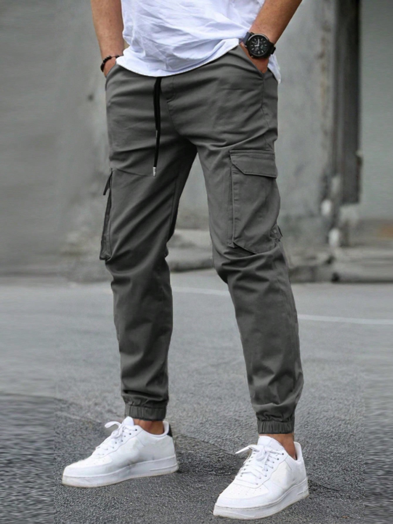 Pantalones Cargo Nuevos para Hombre | Pantalones Multi-Bolsillos | Pantalones Ajustados Casual para Exterior