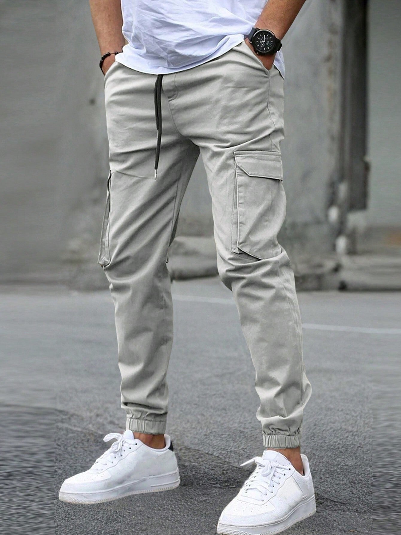 Pantalones Cargo Nuevos para Hombre | Pantalones Multi-Bolsillos | Pantalones Ajustados Casual para Exterior