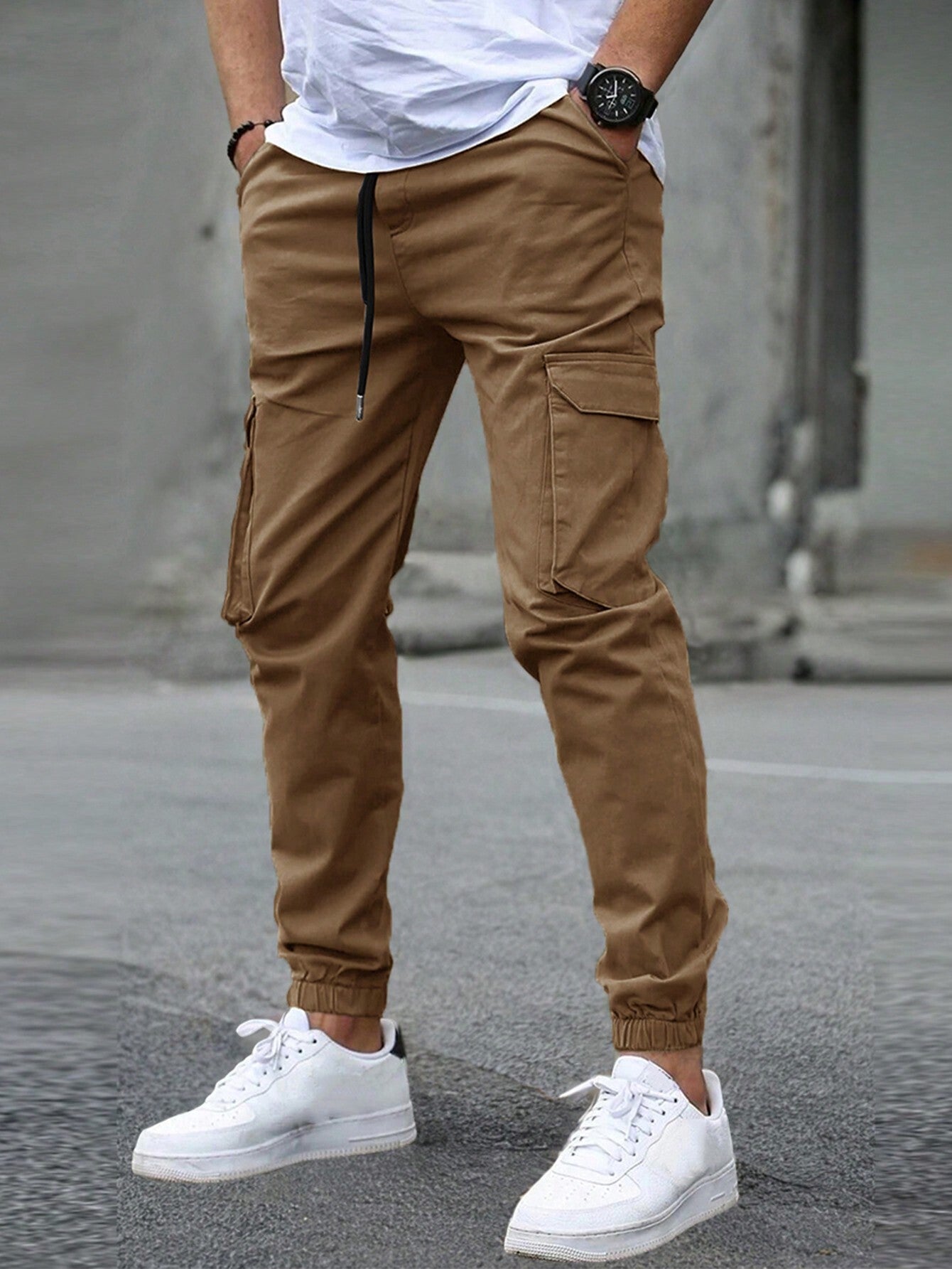 Pantalones Cargo Nuevos para Hombre | Pantalones Multi-Bolsillos | Pantalones Ajustados Casual para Exterior