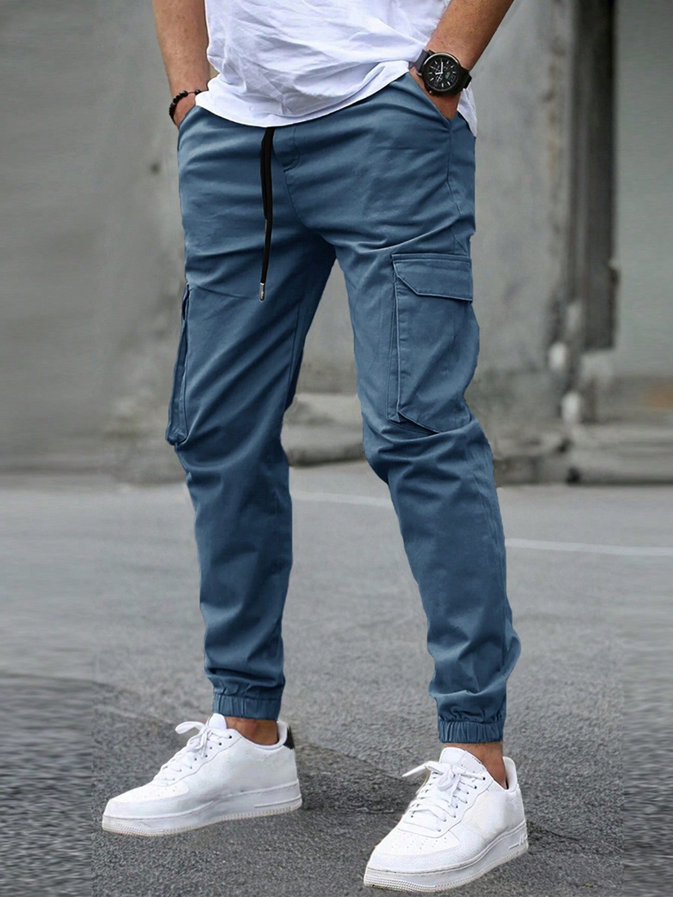 Pantalones Cargo Nuevos para Hombre | Pantalones Multi-Bolsillos | Pantalones Ajustados Casual para Exterior