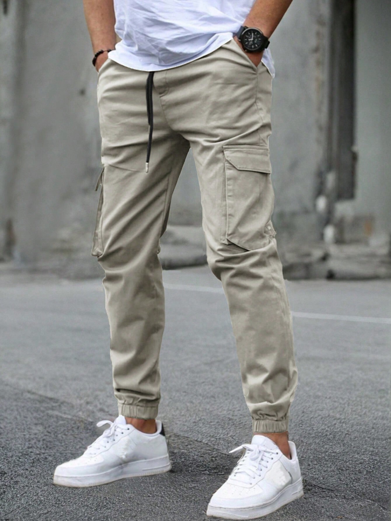 Pantalones Cargo Nuevos para Hombre | Pantalones Multi-Bolsillos | Pantalones Ajustados Casual para Exterior