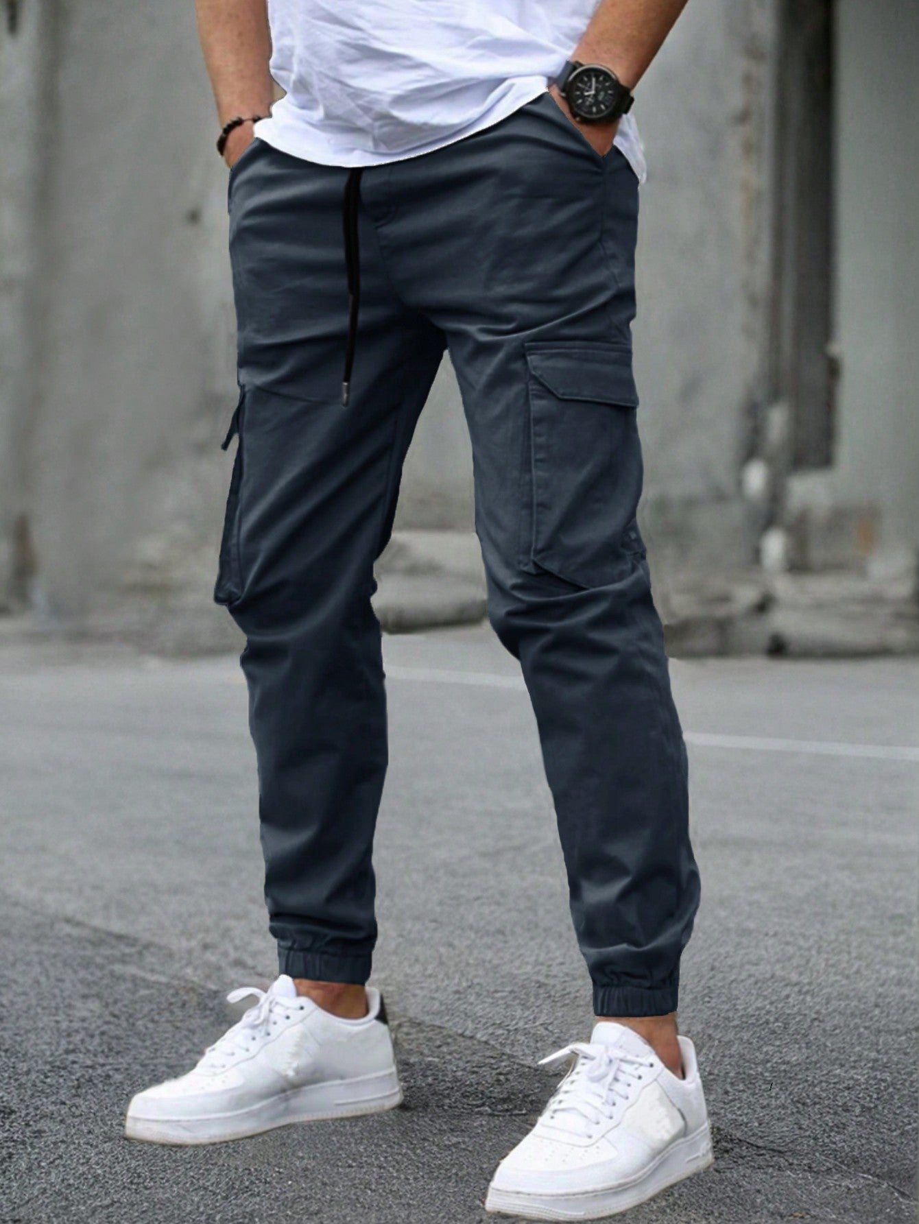 Pantalones Cargo Nuevos para Hombre | Pantalones Multi-Bolsillos | Pantalones Ajustados Casual para Exterior