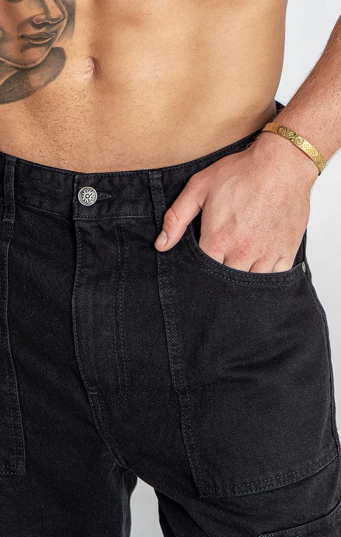 Pantalones cargo híbridos negros