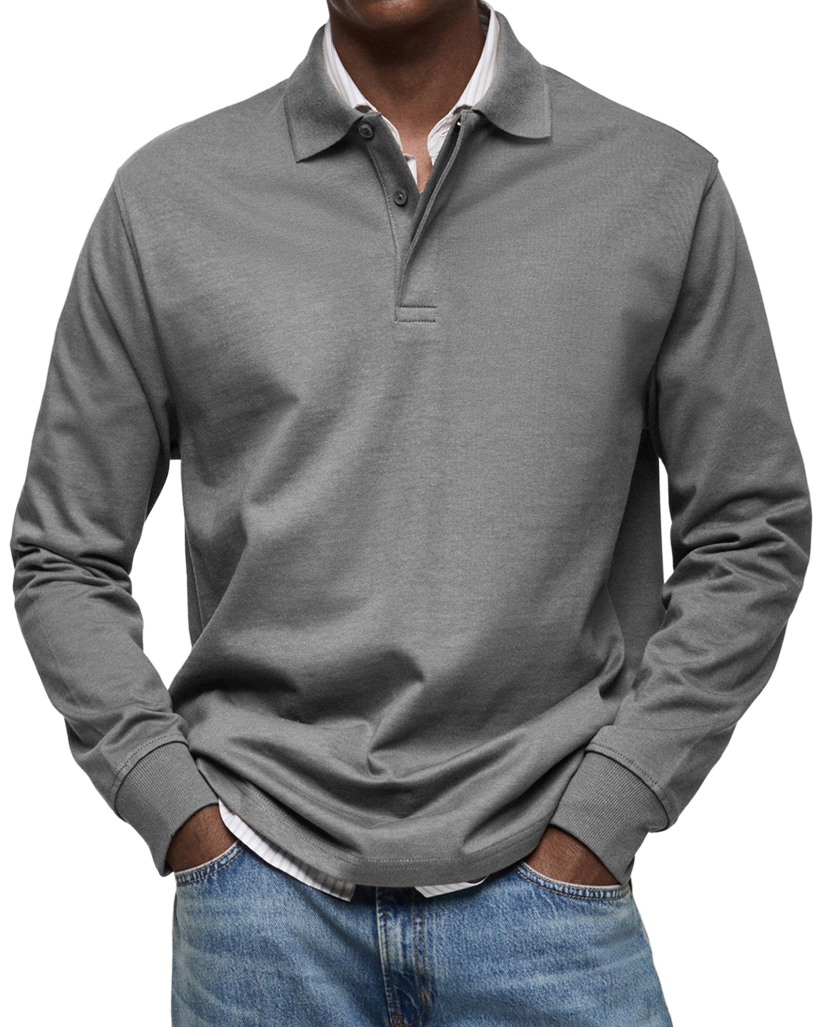 Alexandre™ | Polo de Manga Larga Casual