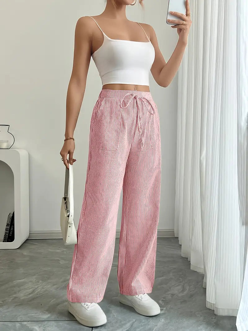 Alina | Pantalones Casual con Cuerda de Estilo