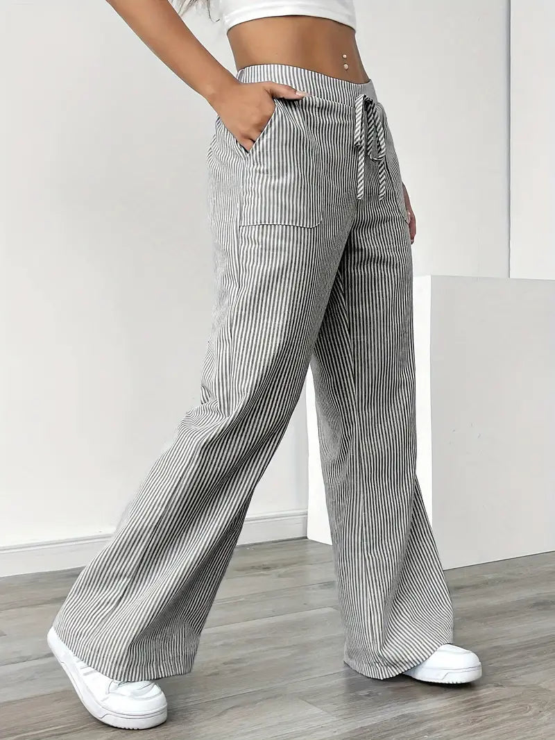 Alina | Pantalones Casual con Cuerda de Estilo