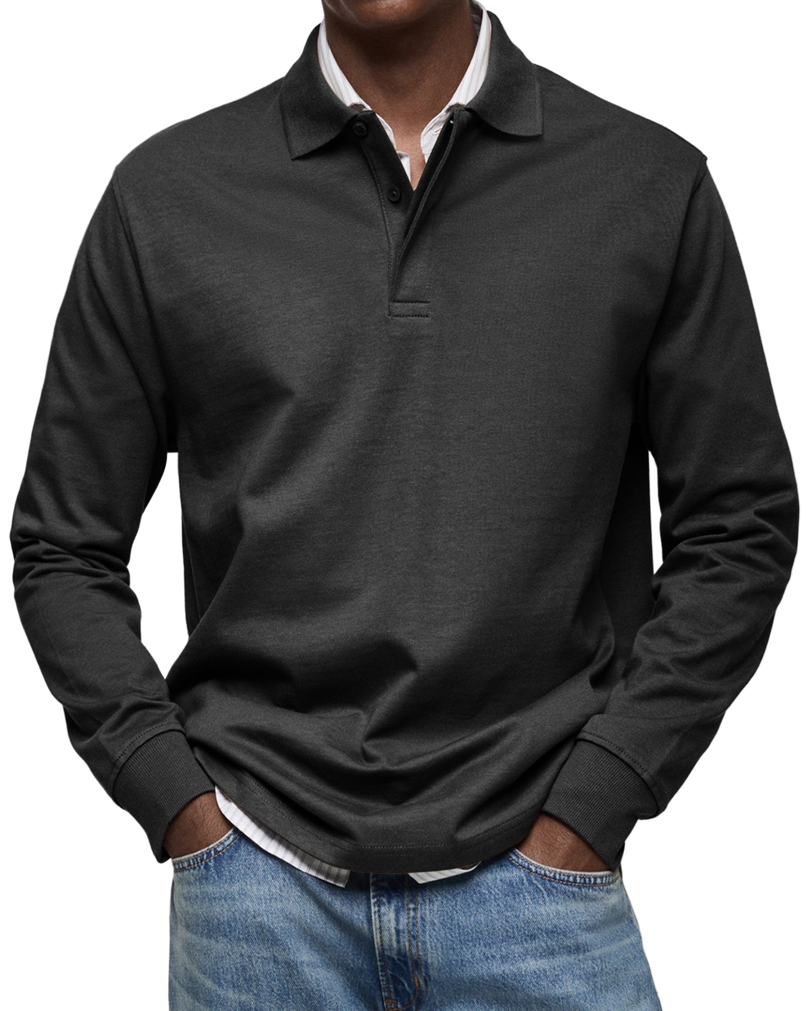Alexandre™ | Polo de Manga Larga Casual