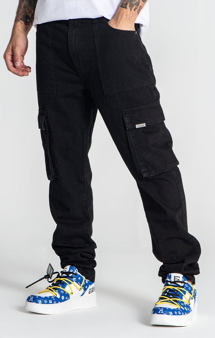 Pantalones cargo híbridos negros