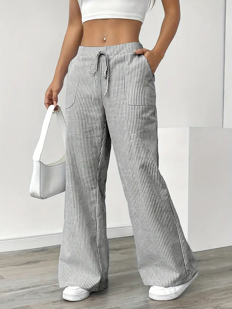 Alina | Pantalones Casual con Cuerda de Estilo