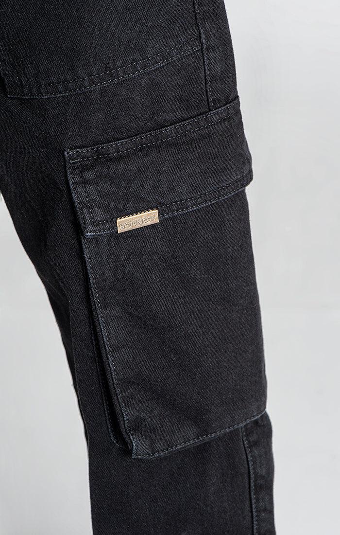 Pantalones cargo híbridos negros