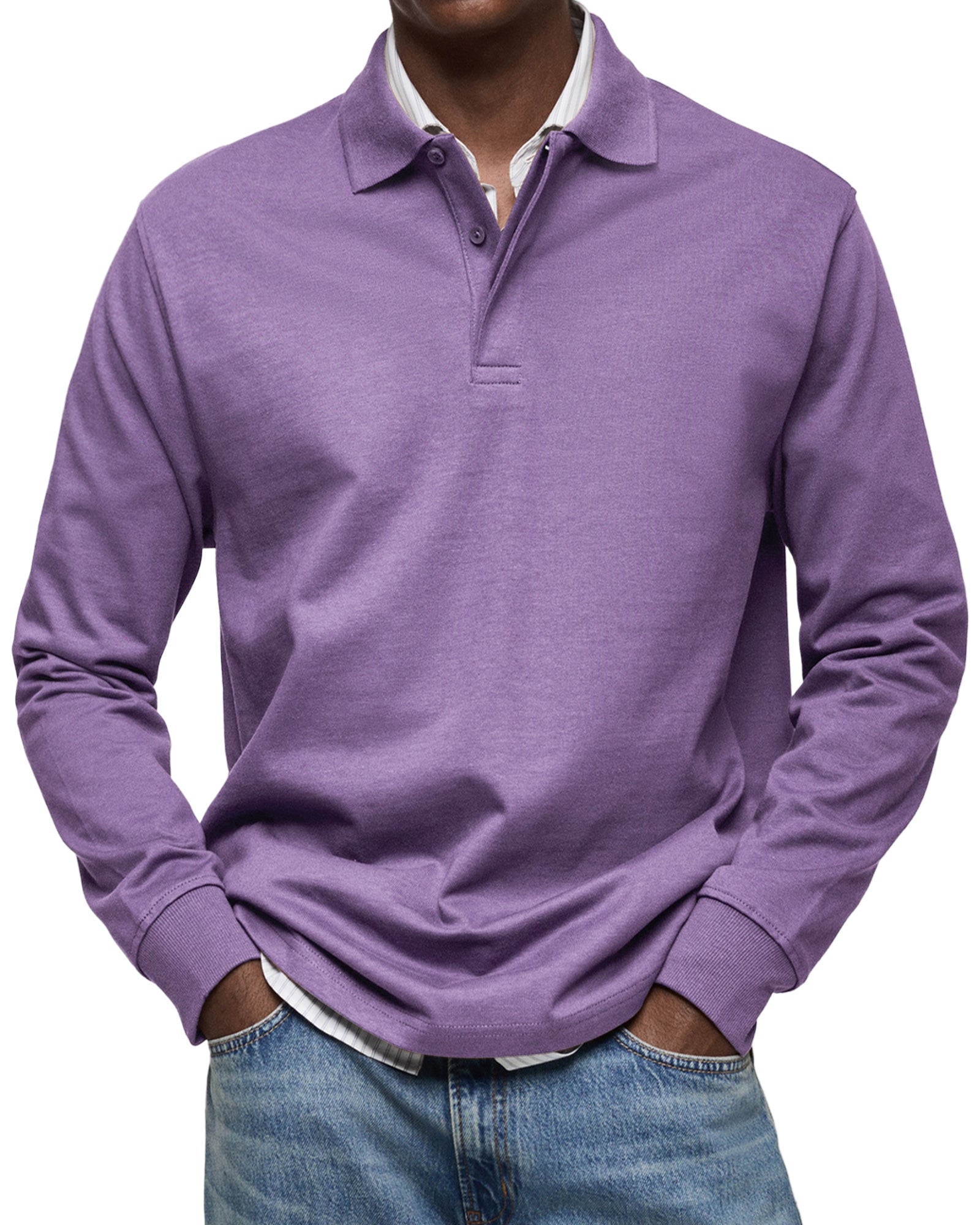 Alexandre™ | Polo de Manga Larga Casual