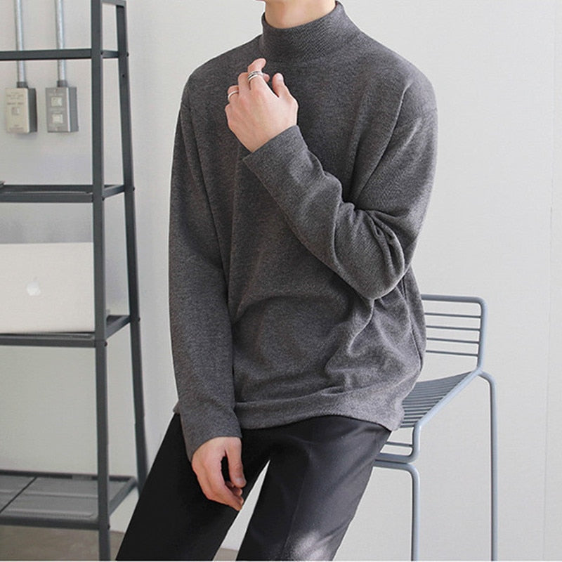 Robles | Suéter de lujo con cuello alto para hombres - Moda de punto cómoda
