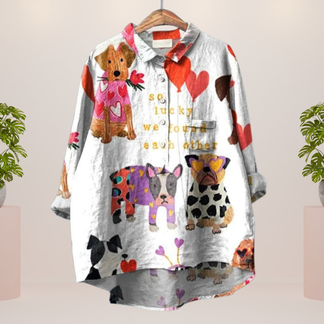 Vivian - Camiseta para Perros con Estilo que Agita la Cola