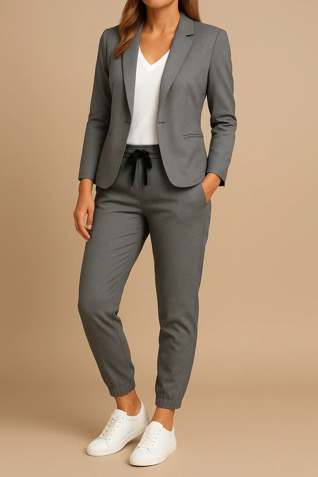 Capri - Conjunto de Blazer y Pantalones de Estilo Atrevido para Mujeres