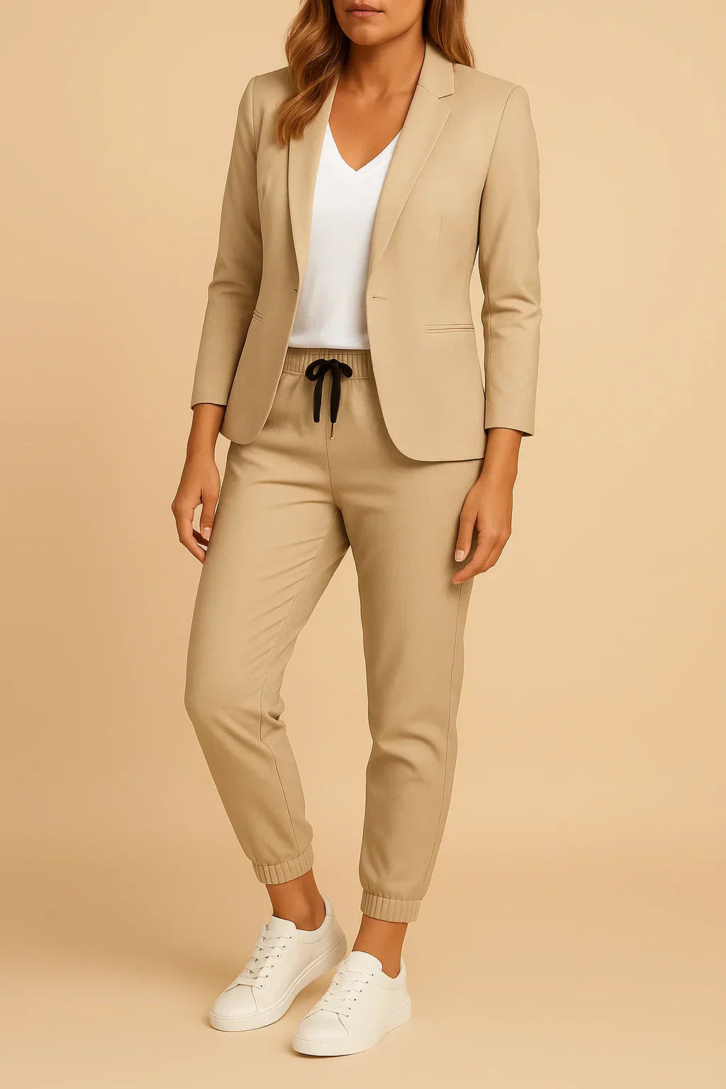 Capri - Conjunto de Blazer y Pantalones de Estilo Atrevido para Mujeres
