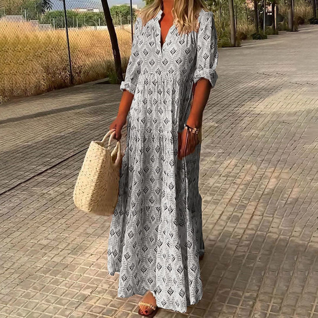 Alexa - Elegante Vestido Maxi Boho Suelto