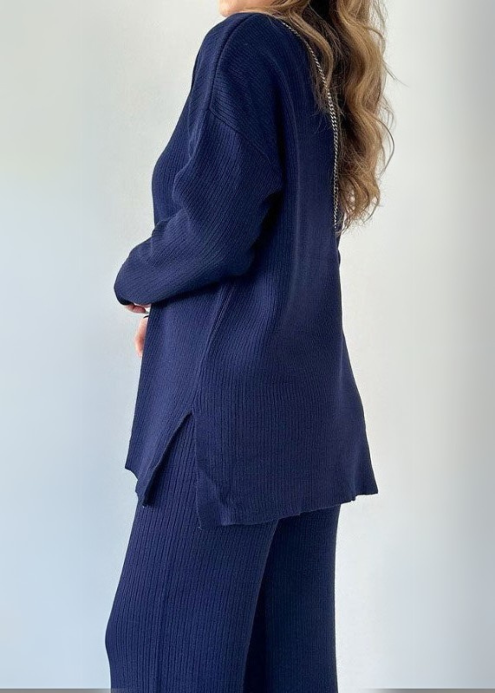 Addison - Conjunto Casual de Mujer de 2 Piezas con Canalé