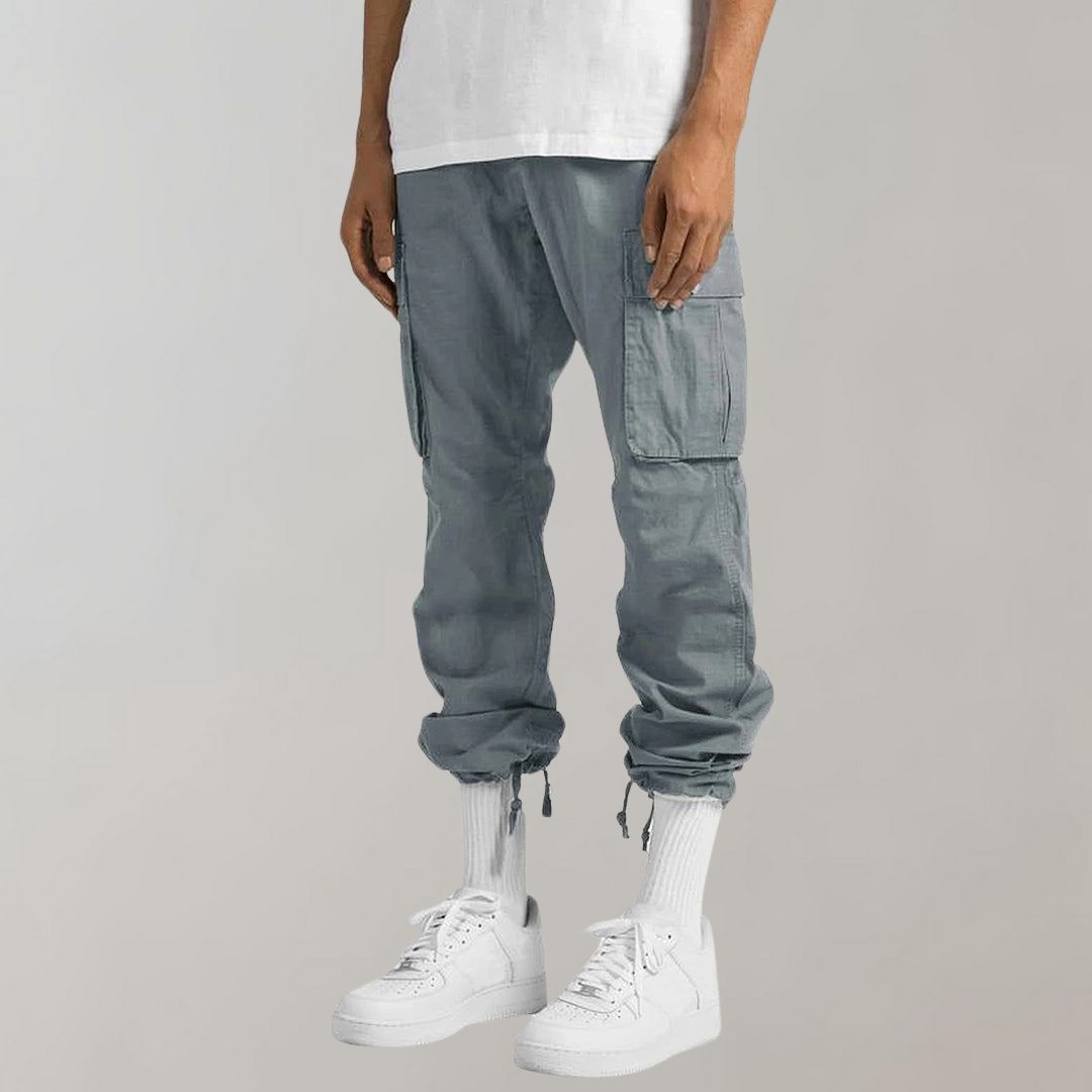 Clark | Pantalones Cargo de Corte Relax con Múltiples Bolsillos