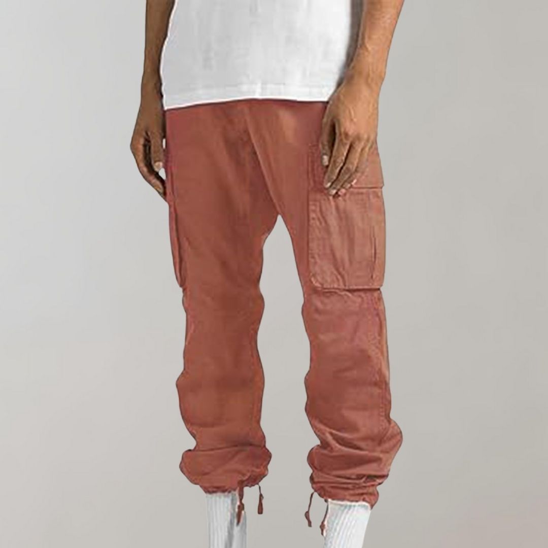 Clark | Pantalones Cargo de Corte Relax con Múltiples Bolsillos