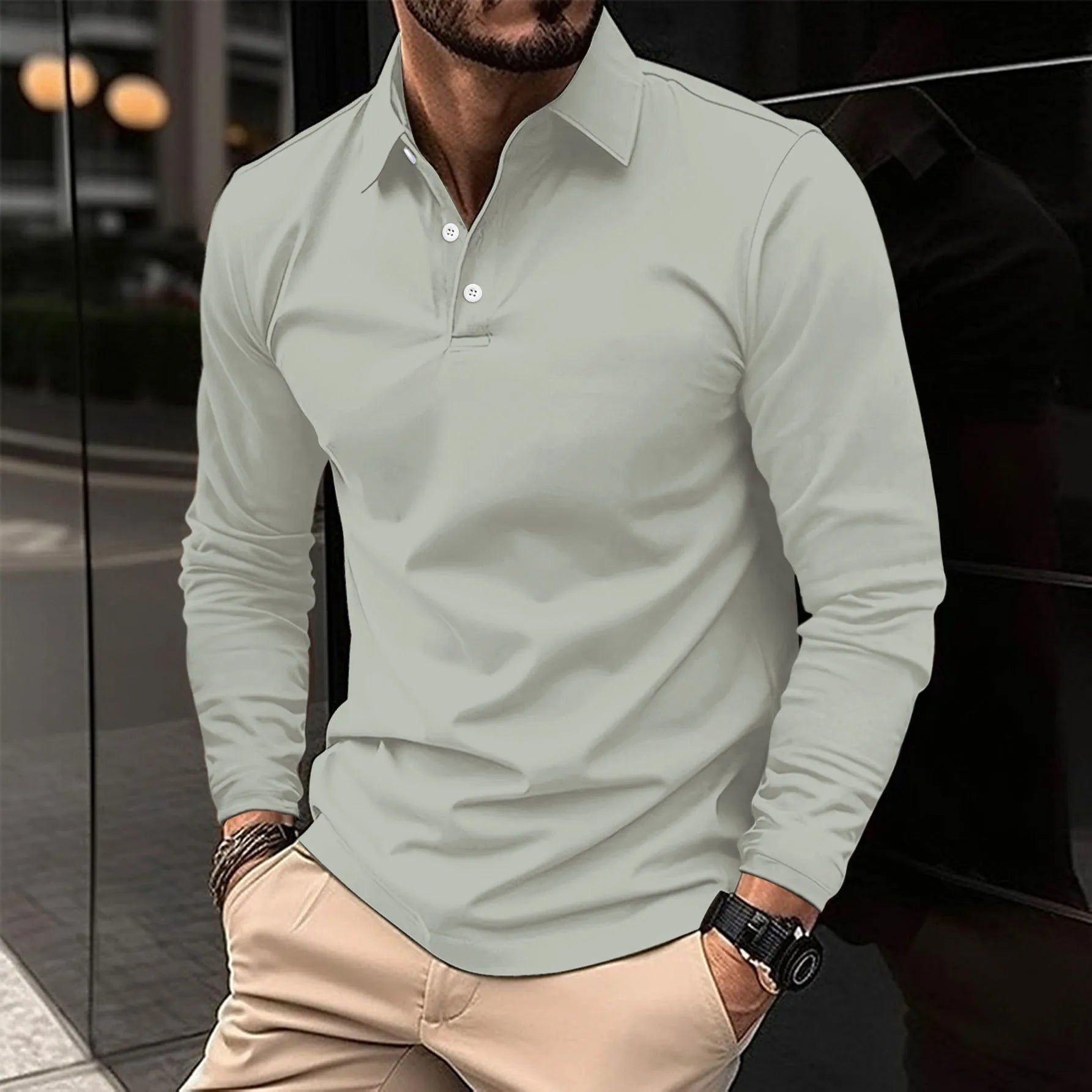 Ralph | Polo casual de manga larga