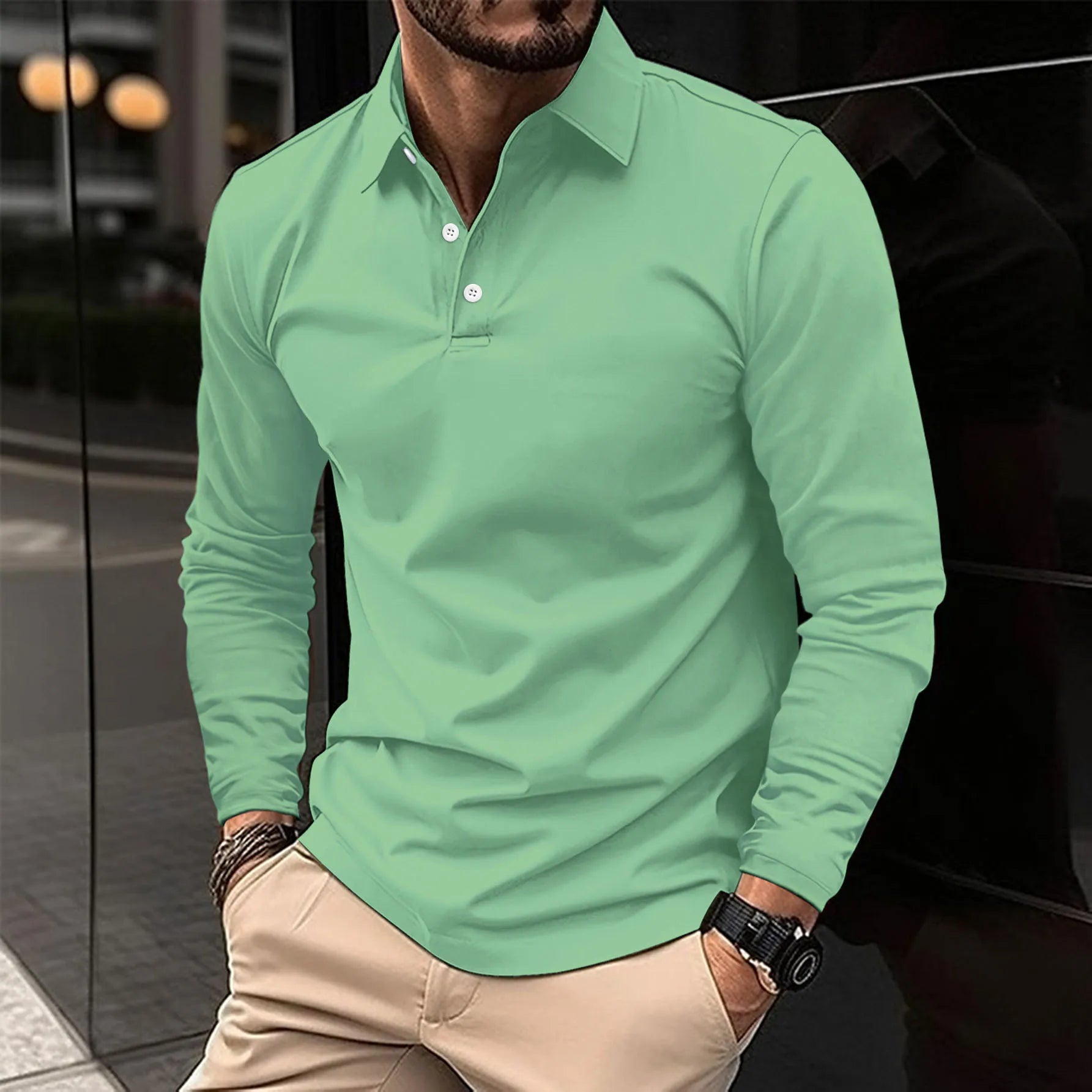 Ralph | Polo casual de manga larga