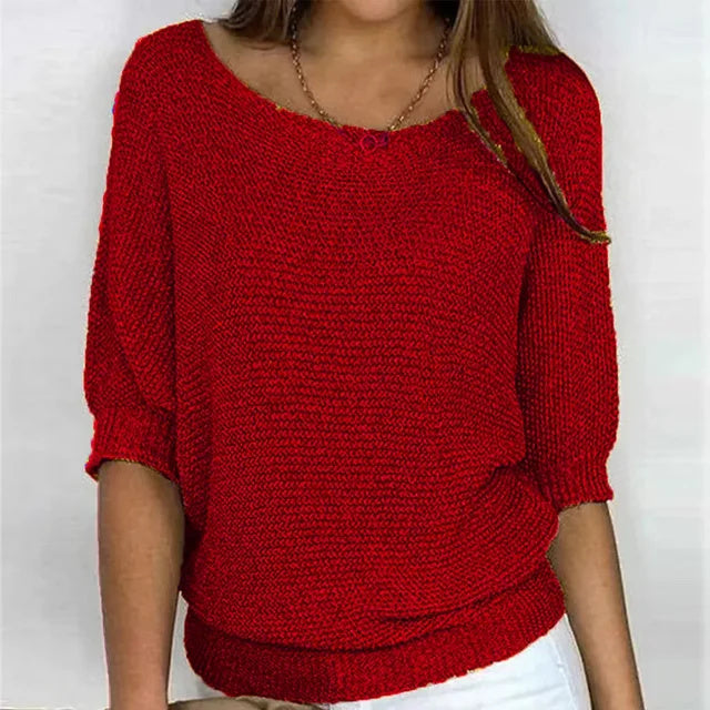 Nyssa - Suéter de punto casual para mujer