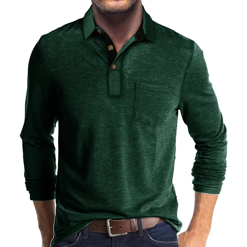 Jörg | Camiseta de manga larga de un solo color