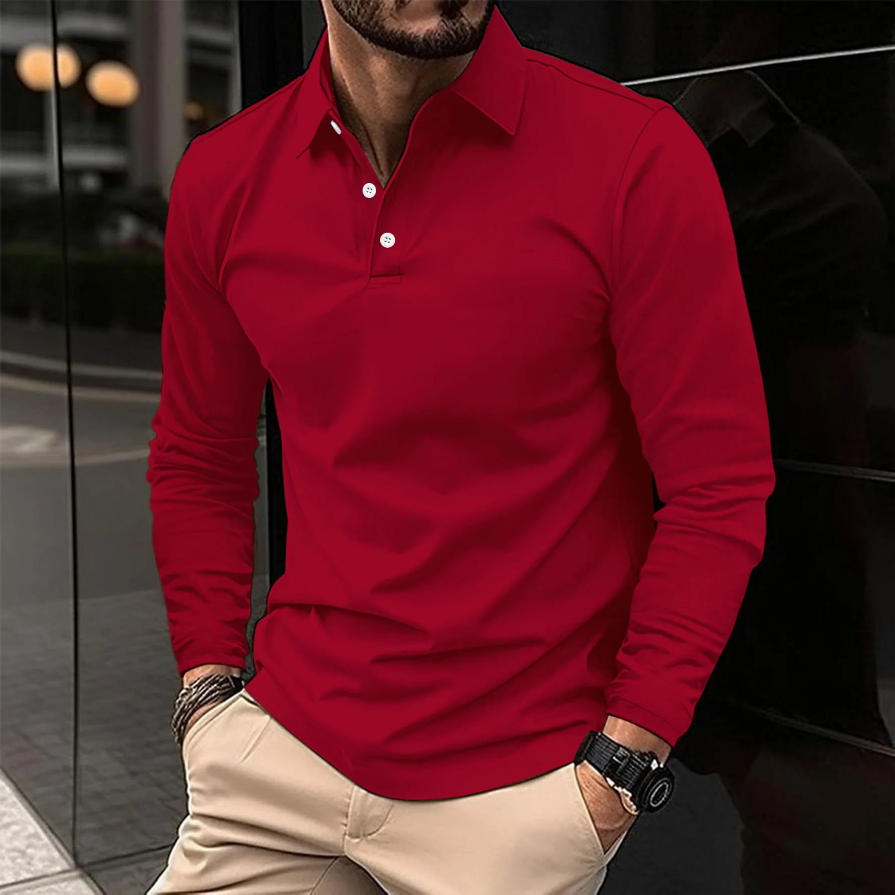 Ralph | Polo casual de manga larga