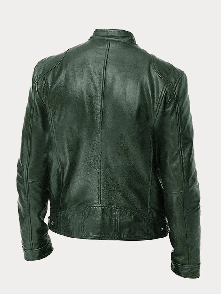 Chaqueta de Piel Casual