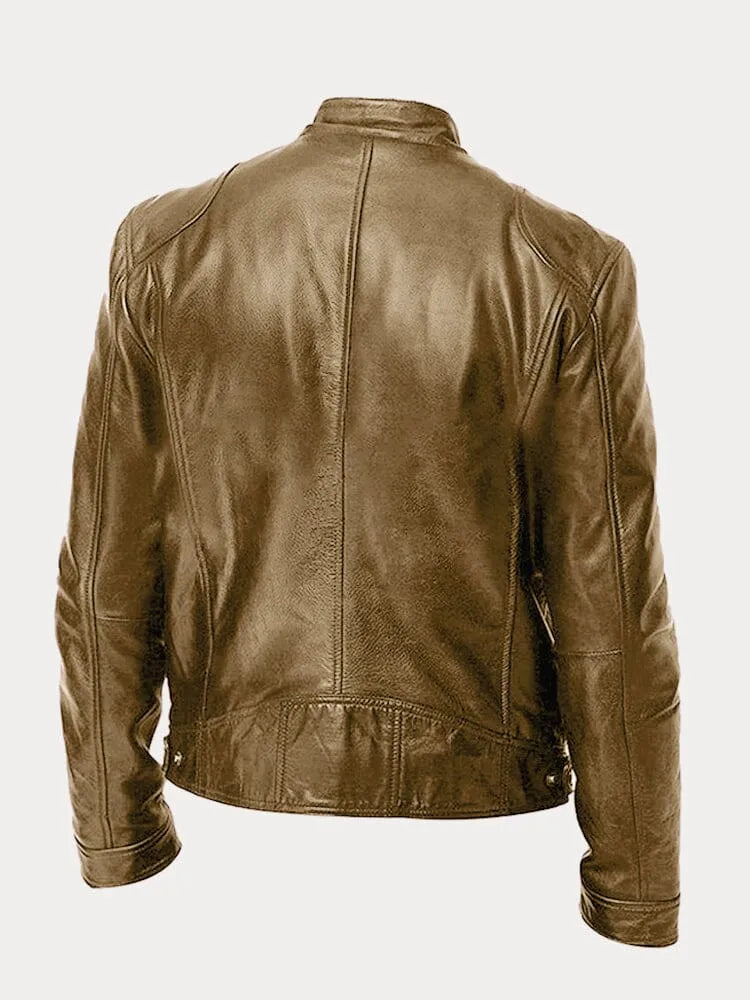 Chaqueta de Piel Casual