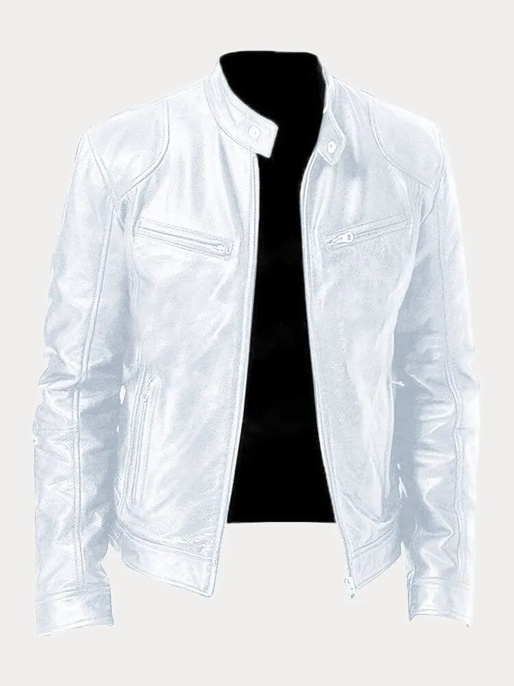 Chaqueta de Piel Casual