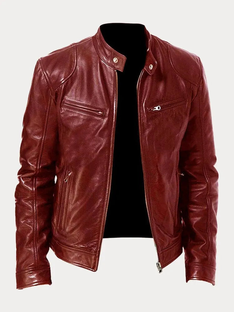 Chaqueta de Piel Casual