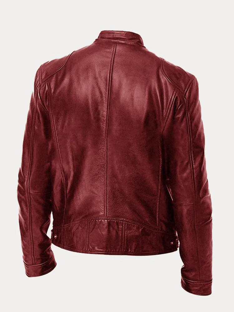 Chaqueta de Piel Casual