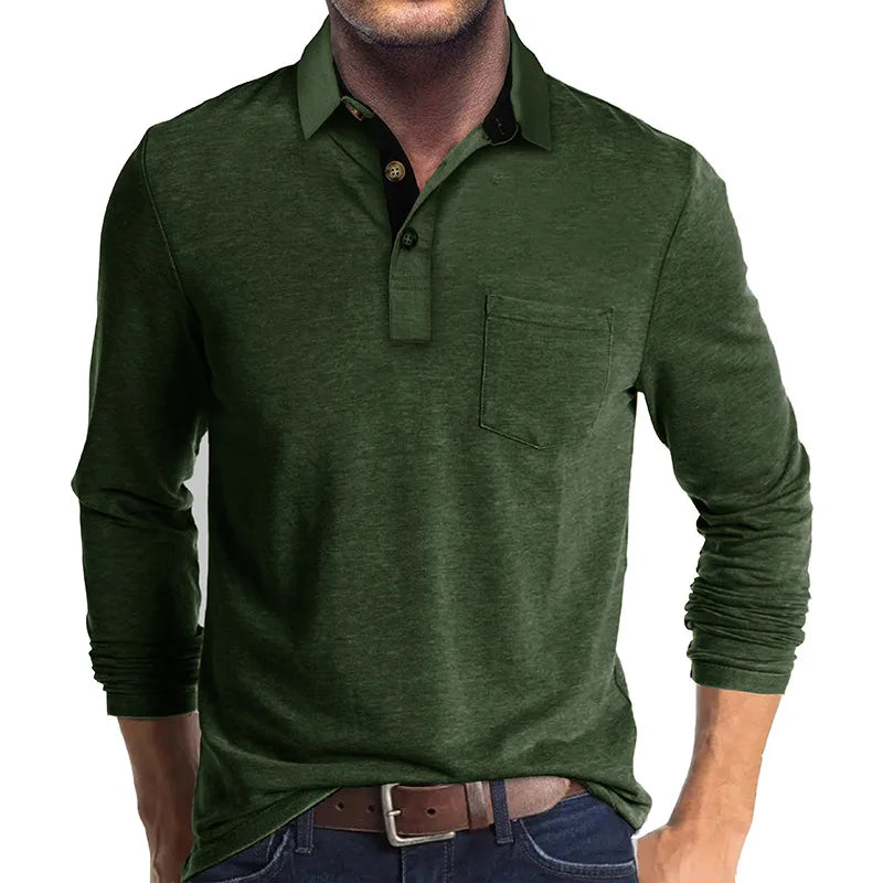 Jörg | Camiseta de manga larga de un solo color