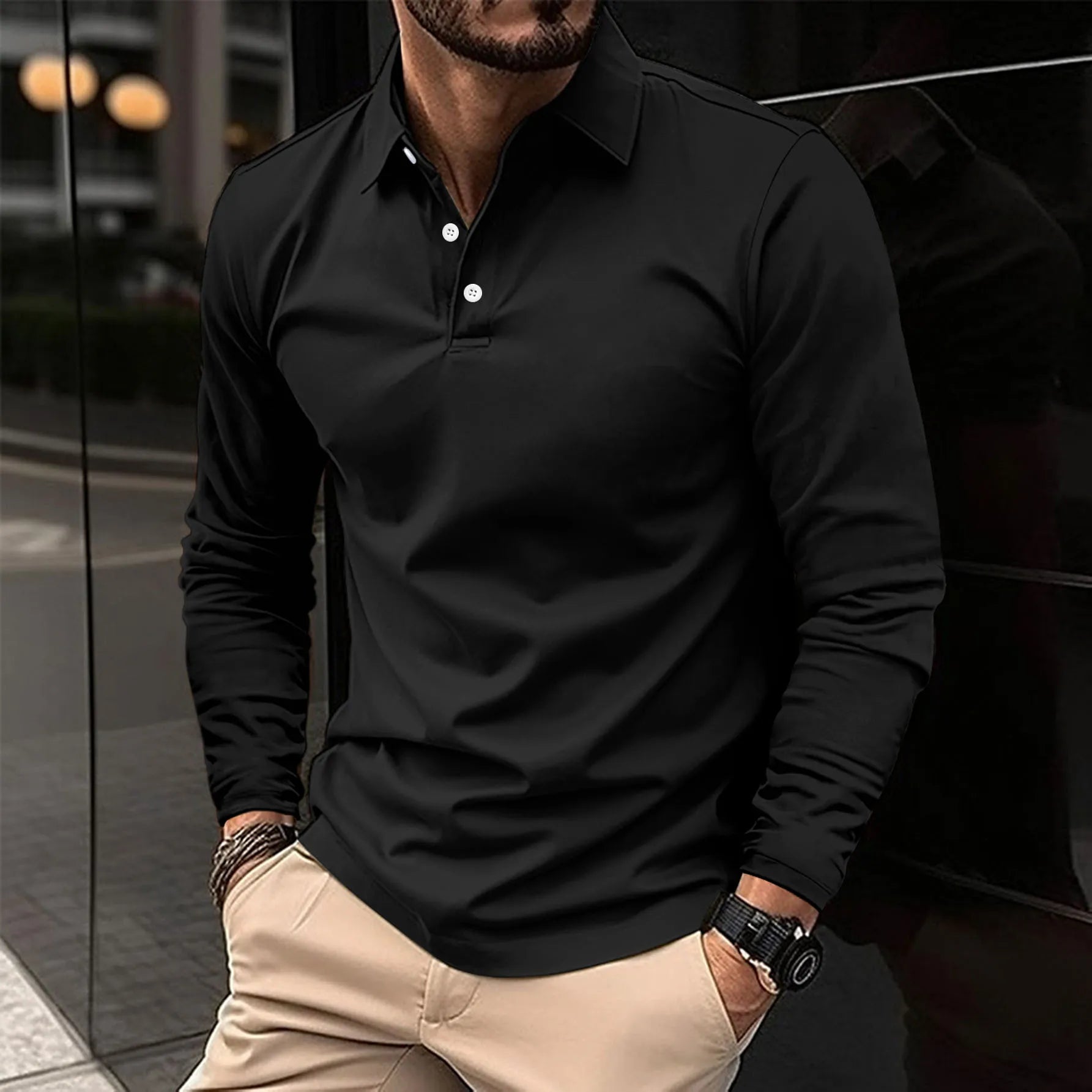 Ralph | Polo casual de manga larga