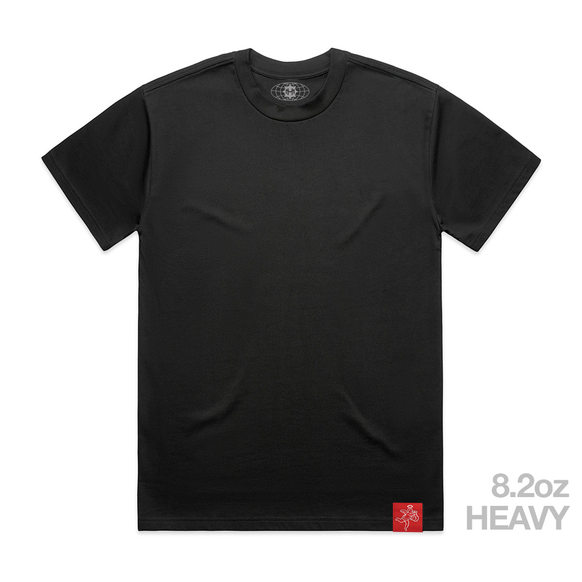 Camiseta Negra Pesada - Básica