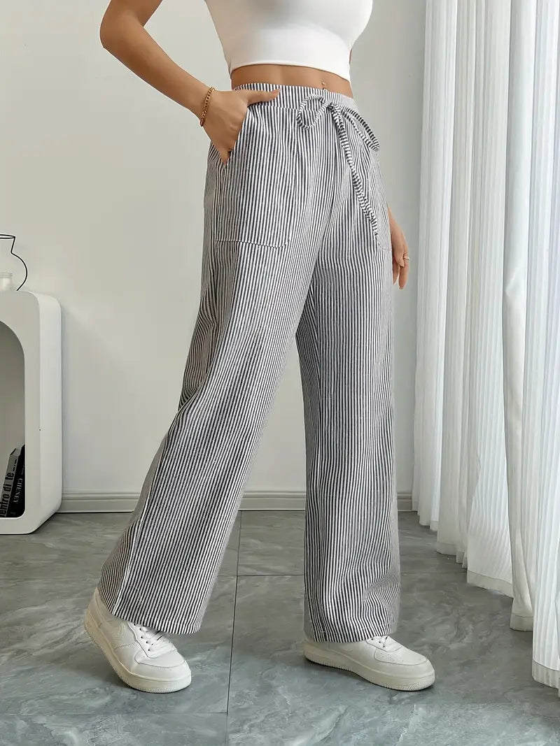 Alina | Pantalones Casual con Cuerda de Estilo