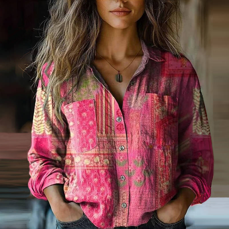 Veya – Blusa Clásica Floral Impresa y a la Moda