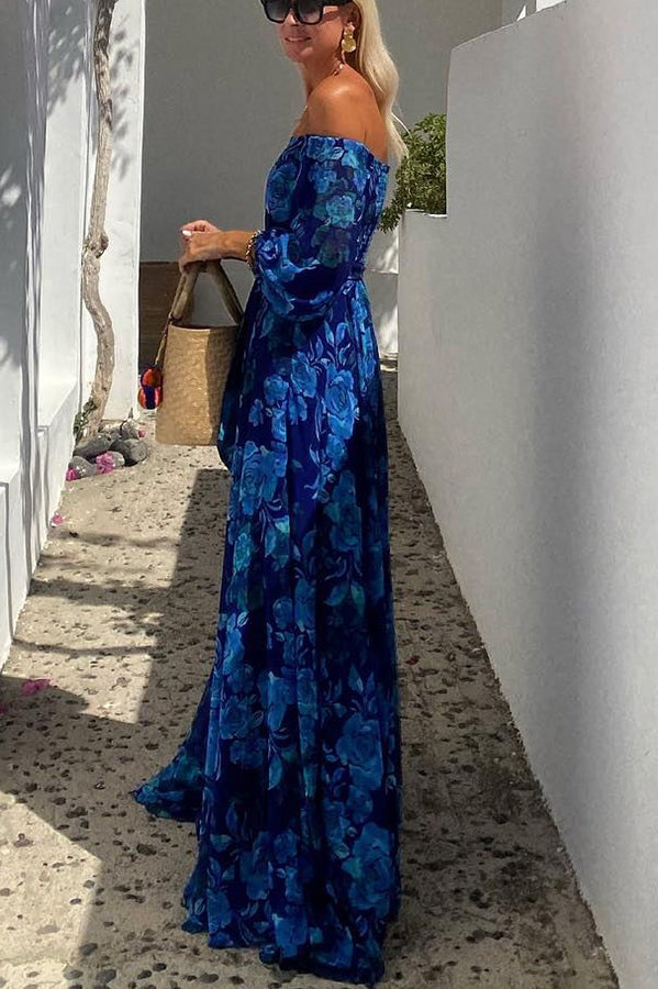 Calista | Vestido Maxi Floral Sin Mangas