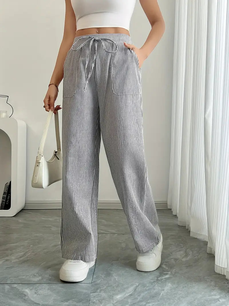 Alina | Pantalones Casual con Cuerda de Estilo