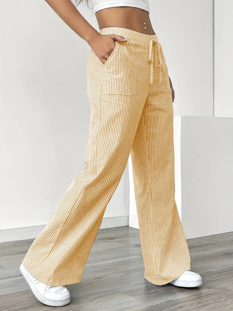 Alina | Pantalones Casual con Cuerda de Estilo