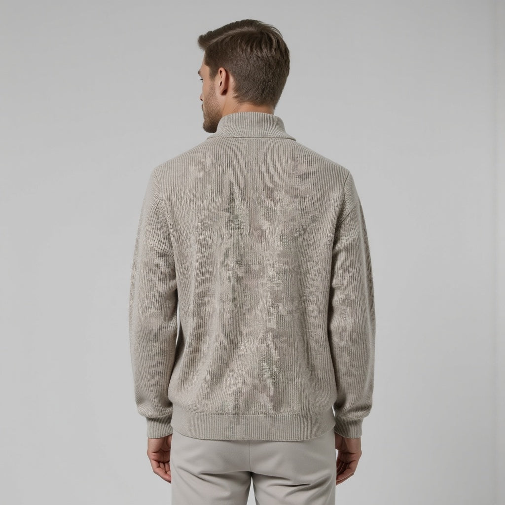 EMIL | Suéter Elegante con Media Cremallera