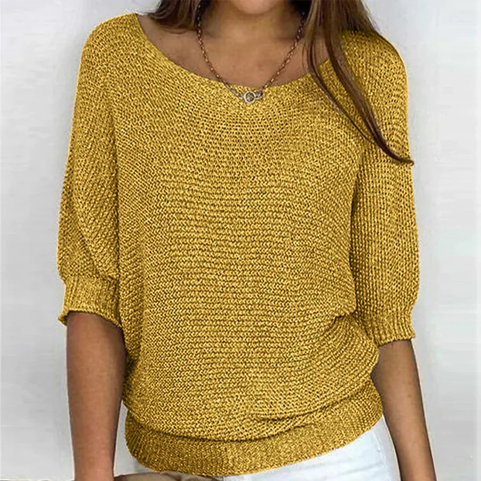Nyssa - Suéter de punto casual para mujer