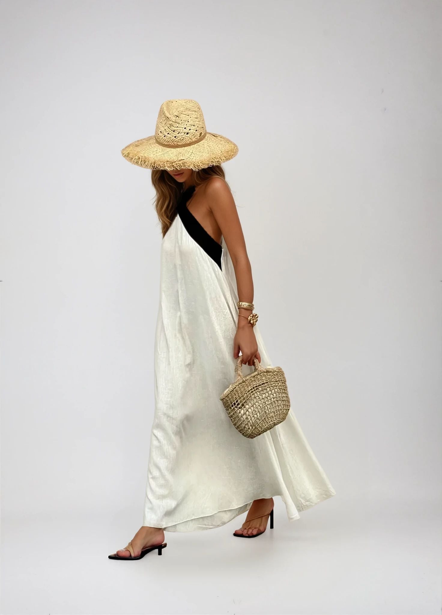 Nicole - Vestido Elegante de Escote Cruzado