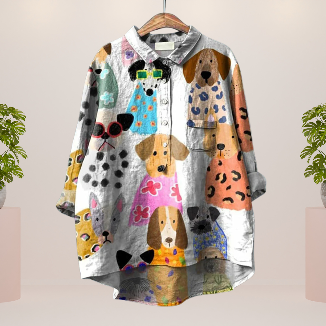 Vivian - Camiseta para Perros con Estilo que Agita la Cola
