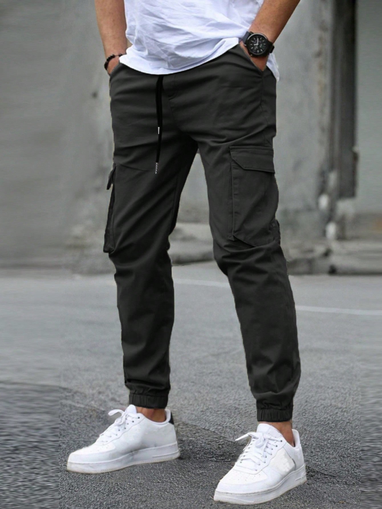 Pantalones Cargo Nuevos para Hombre | Pantalones Multi-Bolsillos | Pantalones Ajustados Casual para Exterior