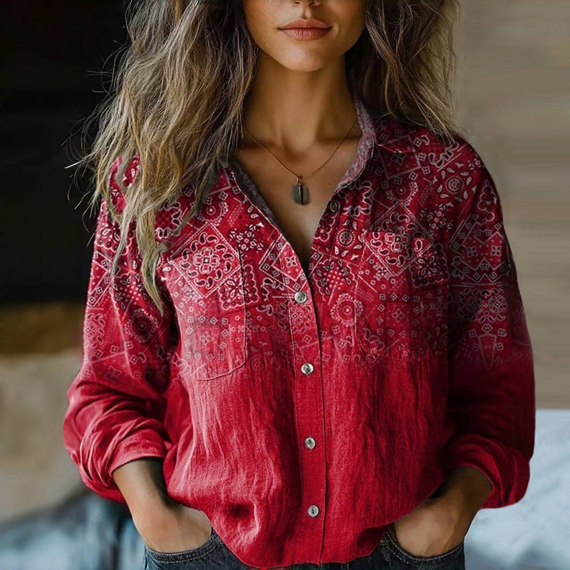Veya – Blusa Clásica Floral Impresa y a la Moda