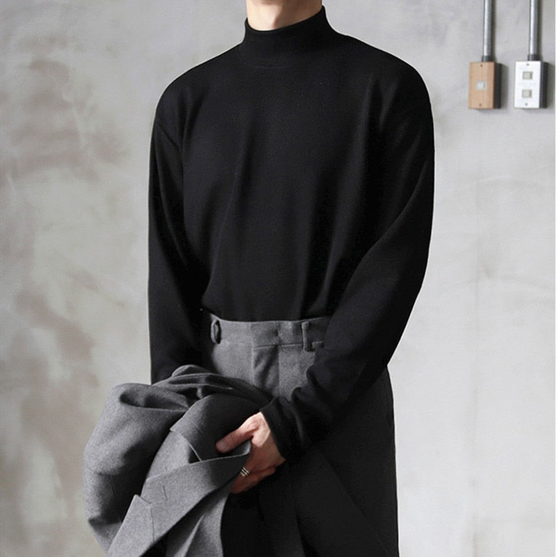 Robles | Suéter de lujo con cuello alto para hombres - Moda de punto cómoda